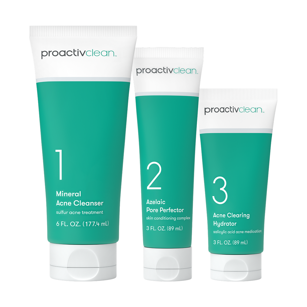 Proactiv Clean 3-Step Acne Routine | Dermatologist-developed