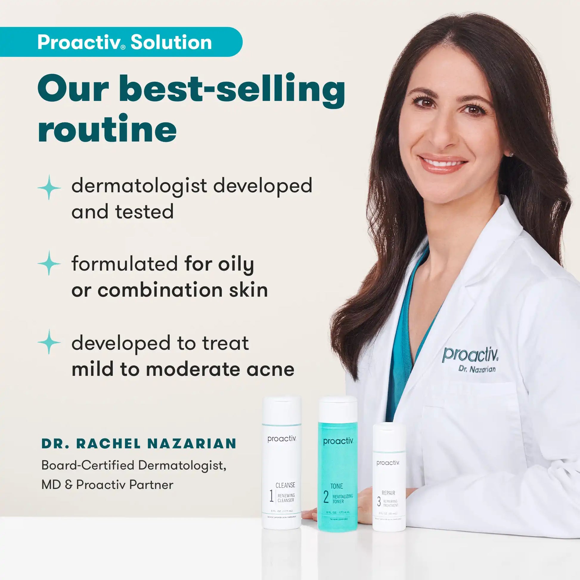 Proactiv® Solution 3-Step Acne Routine | Dermatologist-developed Proactiv® Solution 3-Step Acne Routine | Dermatologist-developed